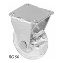 Ver imagem 2 de Jogo 8 Rodizio Roda Gel Silicone 50mm Fixo Placa Anti-Risco