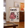 Quadro Decorativo Okie Doke Moderno Minimalista - 1