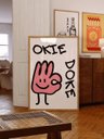 Ver imagem 1 de Quadro Decorativo Okie Doke Moderno Minimalista