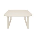 Ver imagem 4 de Mesa De Centro Lateral De Apoio Para Sala Estar Square Off White Laca