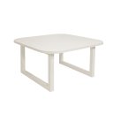 Ver imagem 3 de Mesa De Centro Lateral De Apoio Para Sala Estar Square Off White Laca