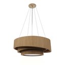 Ver imagem 1 de Pendente Trinity Redondo 70cm - 5 Luzes Adrilustres Freijó