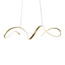 Ver imagem 1 de Lustre Pendente Taschibra Londres Led Bivolt Dourado 3000k Luz Amarela 15051070