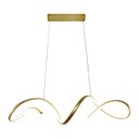 Ver imagem 3 de Lustre Pendente Taschibra Londres Led Bivolt Dourado 3000k Luz Amarela 15051070