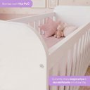 Ver mais imagens de Conjunto Quarto de Bebê com Berço + Cômoda Amora Branco Espresso Moveis