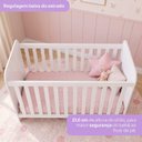 Ver imagem 6 de Conjunto Quarto de Bebê com Berço + Cômoda Amora Branco Espresso Moveis