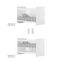 Ver imagem 5 de Conjunto Quarto de Bebê com Berço + Cômoda Amora Branco Espresso Moveis