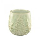 Ver imagem 1 de Cachepô Texturizado Redondo em Cerâmica 15cmx16cm Mart Collection