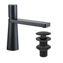 Ver imagem 1 de Torneira Monocomando de Mesa para Banheiro Bica Baixa Redonda Cone + Válvula Click para Cuba 7/8 Red