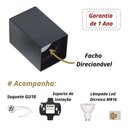 Ver imagem 6 de Kit 10 Spot de Sobrepor Quadrat C/10 Lâmpada Led Mr16 Oferta - Preto - Branco Neutro