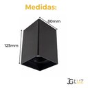 Ver imagem 4 de Kit 10 Spot de Sobrepor Quadrat C/10 Lâmpada Led Mr16 Oferta - Preto - Branco Neutro