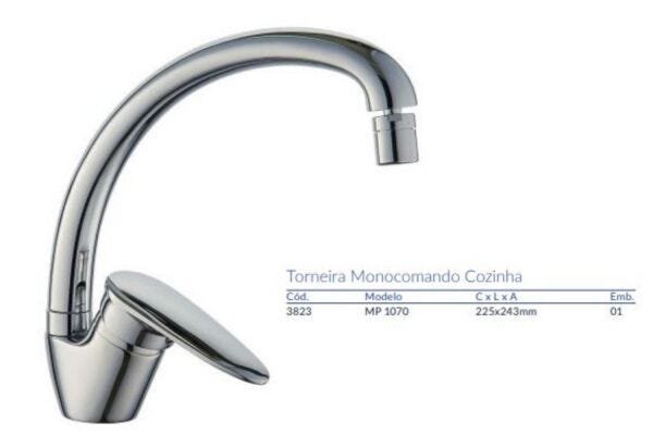 Torneira Monocomando Cozinha Manplex MP1070 Linha nobre - 2