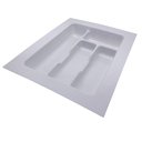 Ver imagem 7 de Porta Talheres de Gaveta Organizador para Cozinha Branco 4 Divisórias Acabamento Moveis