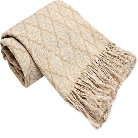 Xale Manta Sofá Jacquard Roma King 2,10x1,40m Envio Rápido
