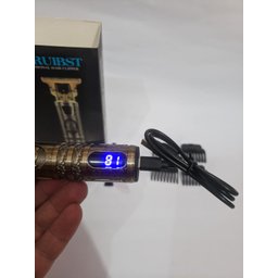 Máquina Cortar Aparador Cabelo e Barba Eletrico - BR-8112 - Profissional - Carga Rapida Tipo C - 4