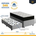 Ver imagem 4 de Cama Box com Colchão de Espuma D45 Ortobom Airtech 150 + Auxiliar de Molas Unique Solteiro 88cm