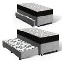 Ver imagem 1 de Cama Box com Colchão de Espuma D45 Ortobom Airtech 150 + Auxiliar de Molas Unique Solteiro 88cm