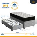 Ver imagem 3 de Cama Box com Colchão de Espuma D45 Ortobom Airtech 150 + Auxiliar de Molas Unique Solteiro 88cm
