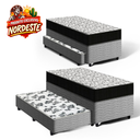 Ver imagem 2 de Cama Box com Colchão de Espuma D45 Ortobom Airtech 150 + Auxiliar de Molas Unique Solteiro 88cm