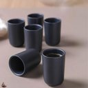 Ver imagem 2 de Copo Alto Preto Matte 110ml Neo Stoneware Porto Brasil Café Saquê Bebidas