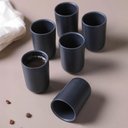 Ver imagem 6 de Copo Alto Preto Matte 110ml Neo Stoneware Porto Brasil Café Saquê Bebidas