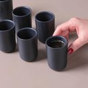Ver imagem 3 de Copo Alto Preto Matte 110ml Neo Stoneware Porto Brasil Café Saquê Bebidas