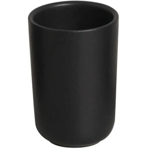 Copo Alto Preto Matte 110ml Neo Stoneware Porto Brasil Café Saquê Bebidas