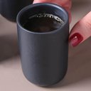 Ver imagem 5 de Copo Alto Preto Matte 110ml Neo Stoneware Porto Brasil Café Saquê Bebidas