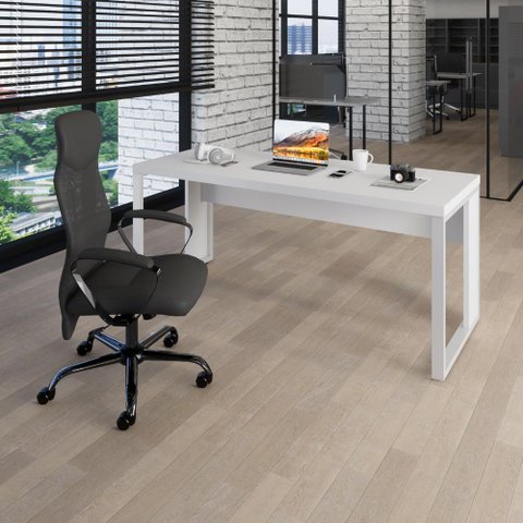 Mesa Escrivaninha Escritório 1,50m X 0,70m Pés Metal F5