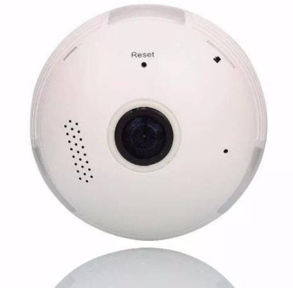 Câmera Espia Segurança Lâmpada Visão de 360 Wifi V380 - 2