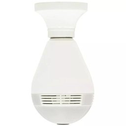 Câmera Espia Segurança Lâmpada Visão de 360 Wifi V380 - 1