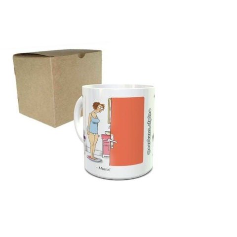 Caneca Cartoon Alpino Humor Balança Loh Canecaria 325ml