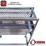 Churrasqueira Inox Simples de Quintal - Modelo 04 - Inox 430 - 60x28x80 Cm - 5