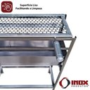 Ver imagem 5 de Churrasqueira Inox Simples de Quintal - Modelo 04 - Inox 430 - 60x28x80 Cm