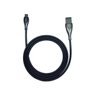 Cabo USB Elogin Revestido Em Metal Micro V8 Preto Cr11 - 2