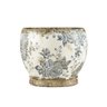 Cachepô Floral em Cerâmica 16,5cmx20cm  - 1