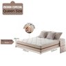 Colchão de Casal Queen Size Molas Ensacadas Classic 150x200x26cm - Megasul - 3