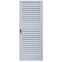 Ver imagem 1 de Porta de Giro Alumínio Branco Palheta Veneziana Fechada Maxx