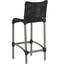 Ver imagem 3 de 6 Banquetas Haiti em Corda Náutica Alumínio Balcão Edícula Cozinha Trama Original