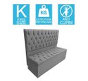 Ver imagem 4 de Kit Baú Recamier + Cabeceira Box Shop King Suede Cinza