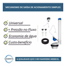Reparo Saída Caixa Acoplada com Botão de Descarga Santa Clara 1.6gpf 6.0lpf - 2
