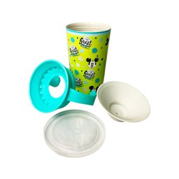 Copo Personagem Magic Mickey Baby com Alça 280ml - 4