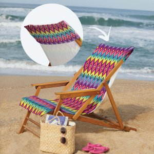 Toalha de Praia Aveludada Para Cadeira Banho Seca rápido:Jericoacoara