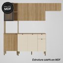 Ver imagem 5 de Armário de Cozinha Completa Mdf 9 Portas Kyoto Plus - Freijó/freijó/soft