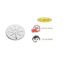 Ralo Grelha 10X10 Redondo Com Fecho Sistema Abre e Fecha Para Banheiro - 5