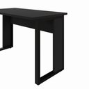 Ver imagem 6 de Escrivaninha em L 120 cm X 150 cm Home Office e Escritório Pés Metal F5 Office Cor:Preto