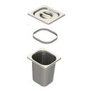 Ver imagem 2 de Cesto de Lixo 3,5lts 100% Inox C/ Alça Banheiro e Cozinha Technox