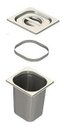 Ver imagem 2 de Cesto de Lixo 3,5lts 100% Inox C/ Alça Banheiro e Cozinha Technox