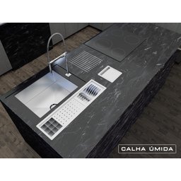 Escorredor Calha Úmida Kitchen 3 Módulos - 4