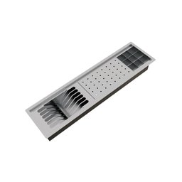 Escorredor Calha Úmida Kitchen 3 Módulos - 1